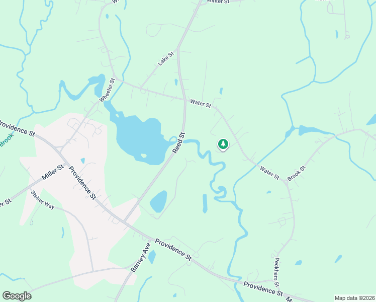 map of restaurants, bars, coffee shops, grocery stores, and more near 45 Reed Street in Rehoboth