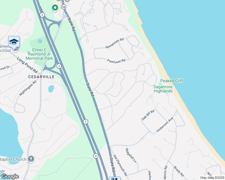 map of restaurants, bars, coffee shops, grocery stores, and more near 23 Remington Lane in Plymouth