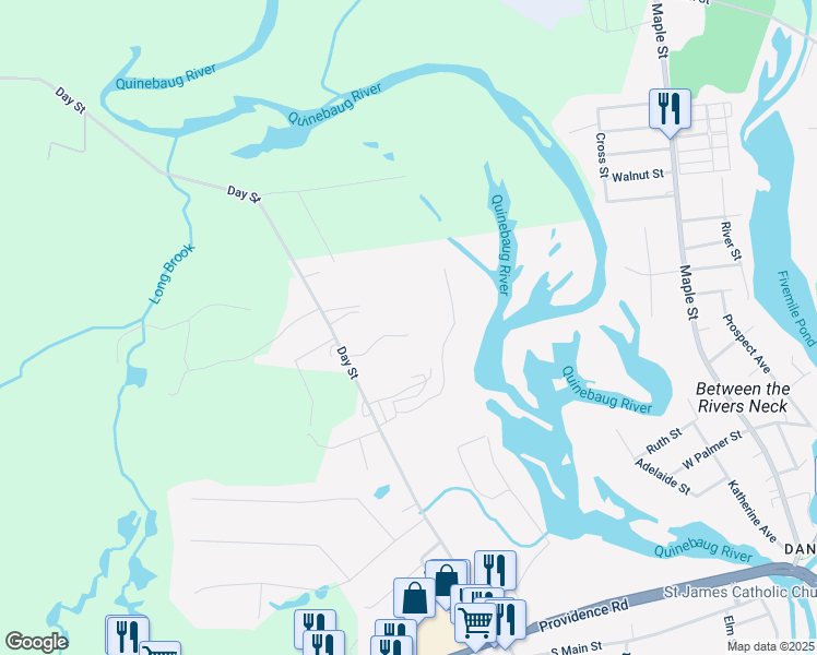 map of restaurants, bars, coffee shops, grocery stores, and more near 140 Day Street in Brooklyn