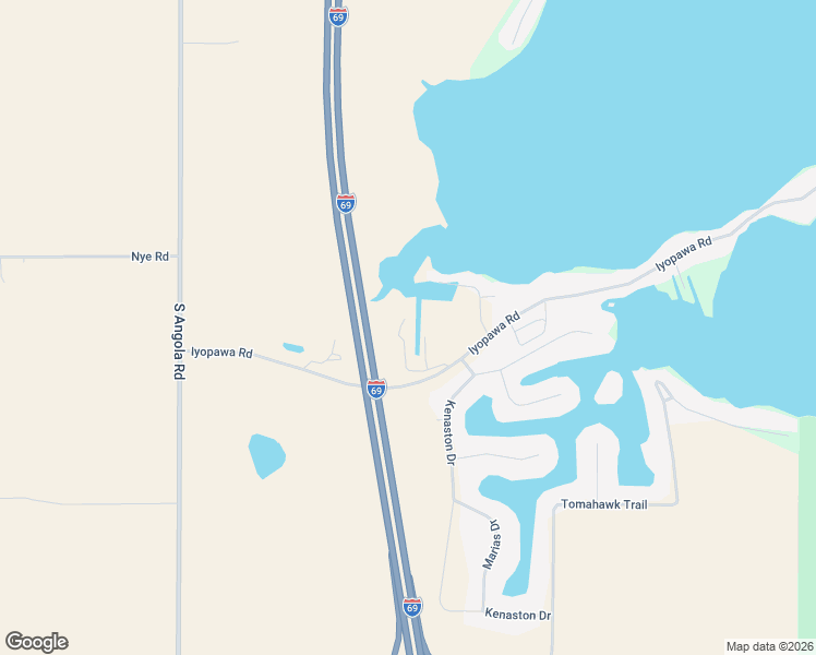 map of restaurants, bars, coffee shops, grocery stores, and more near 720 Leaf Lane in Coldwater