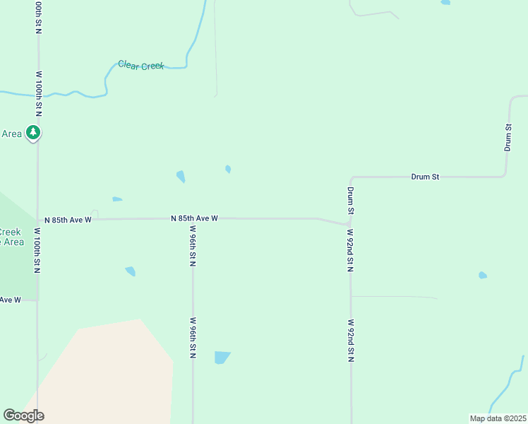 map of restaurants, bars, coffee shops, grocery stores, and more near 9418 North 85th Avenue West in Baxter