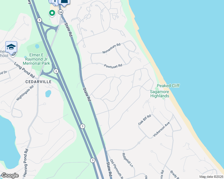 map of restaurants, bars, coffee shops, grocery stores, and more near 23 Remington Lane in Plymouth