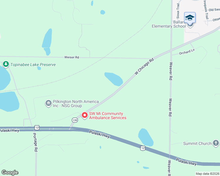 map of restaurants, bars, coffee shops, grocery stores, and more near 2000 West Chicago Road in Niles