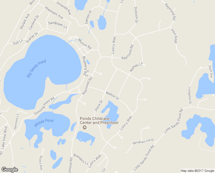 map of restaurants, bars, coffee shops, grocery stores, and more near 105 Joyce Drive in Plymouth