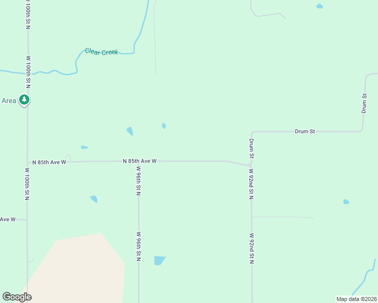 map of restaurants, bars, coffee shops, grocery stores, and more near 9418 North 85th Avenue West in Baxter