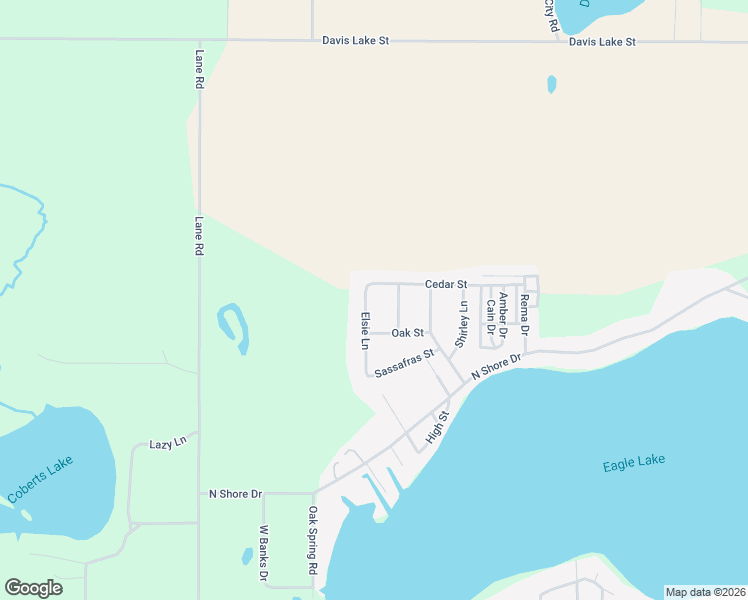 map of restaurants, bars, coffee shops, grocery stores, and more near 68085 Elsie Lane in Edwardsburg