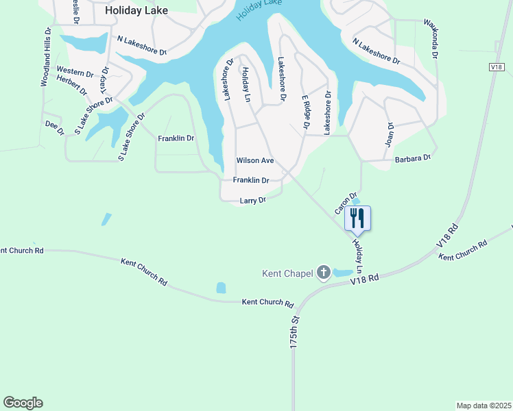 map of restaurants, bars, coffee shops, grocery stores, and more near 2070 Larry Drive in Brooklyn