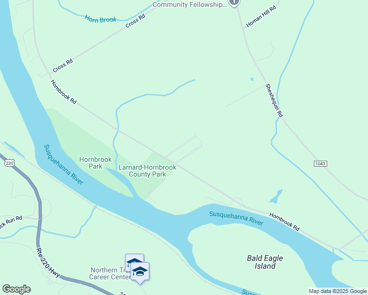 map of restaurants, bars, coffee shops, grocery stores, and more near 142 Woodside Terrace in Towanda