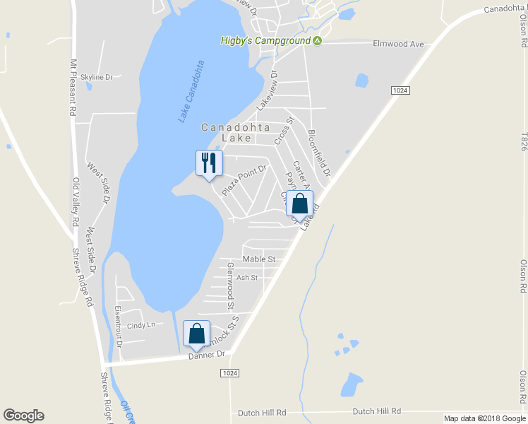 map of restaurants, bars, coffee shops, grocery stores, and more near Circuit Drive in Union City