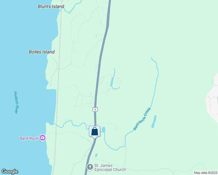 map of restaurants, bars, coffee shops, grocery stores, and more near 4676/3A1 Albany Post Road in Hyde Park