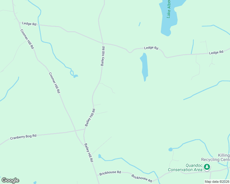 map of restaurants, bars, coffee shops, grocery stores, and more near 390 Bailey Hill Road in Killingly
