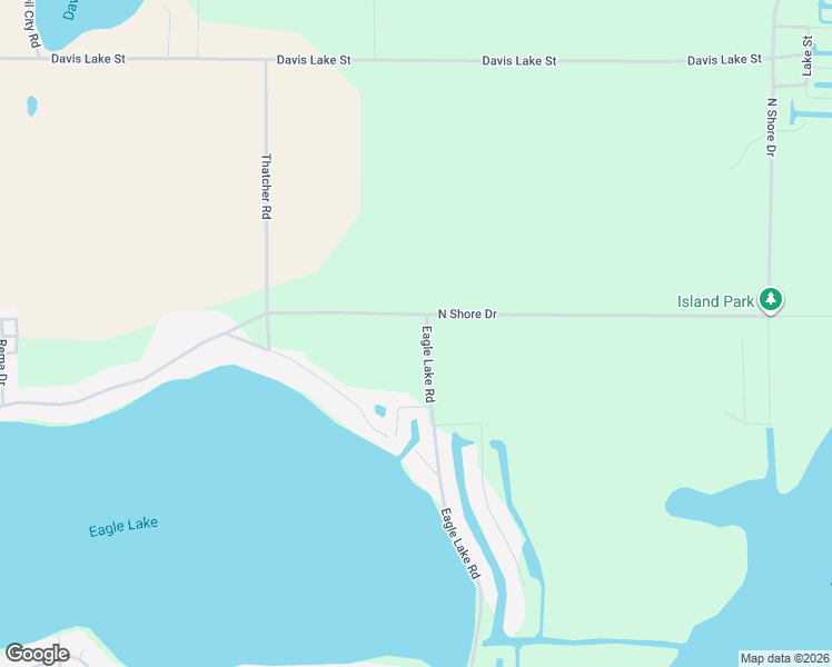 map of restaurants, bars, coffee shops, grocery stores, and more near 68076 Eagle Lake Road in Edwardsburg