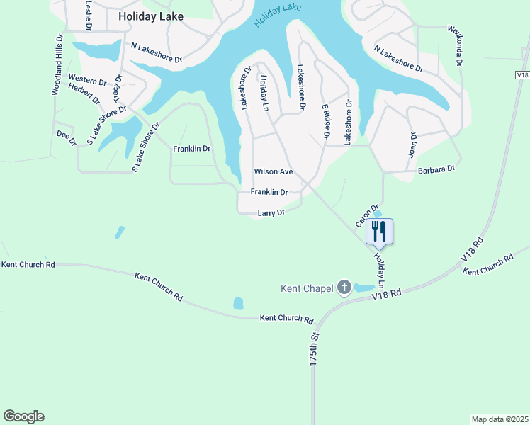 map of restaurants, bars, coffee shops, grocery stores, and more near 2070 Larry Drive in Brooklyn