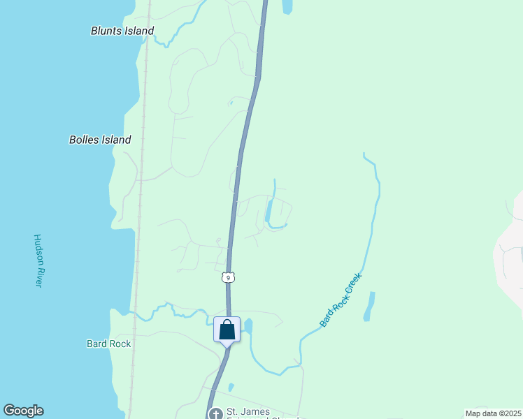 map of restaurants, bars, coffee shops, grocery stores, and more near 4676/10F1 Albany Post Road in Hyde Park