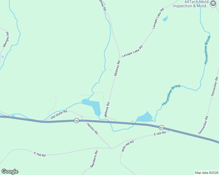 map of restaurants, bars, coffee shops, grocery stores, and more near 71 Midway Road in Livingston Manor