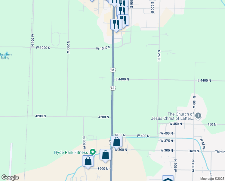 map of restaurants, bars, coffee shops, grocery stores, and more near 4355 Main Street in Hyde Park
