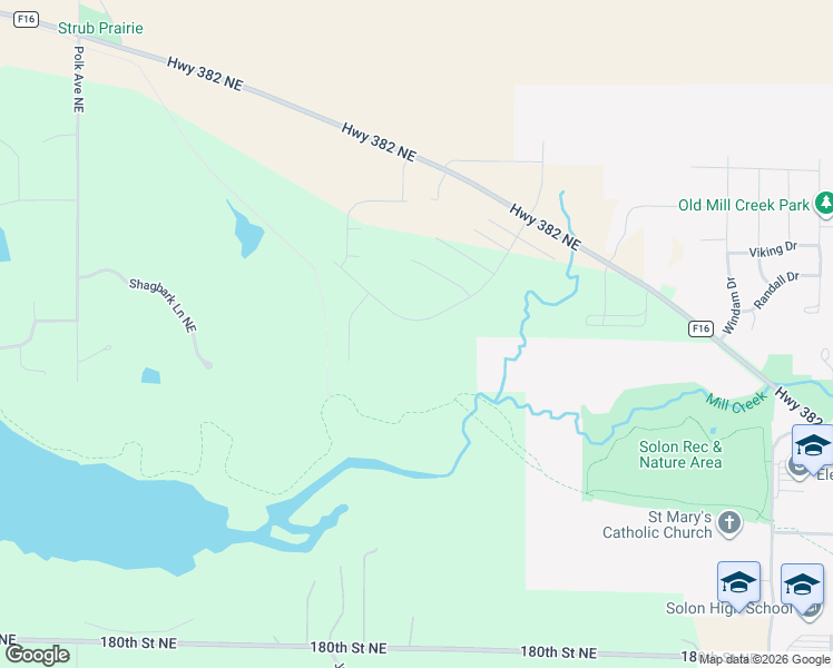 map of restaurants, bars, coffee shops, grocery stores, and more near 1105 High Ridge Trail in Solon