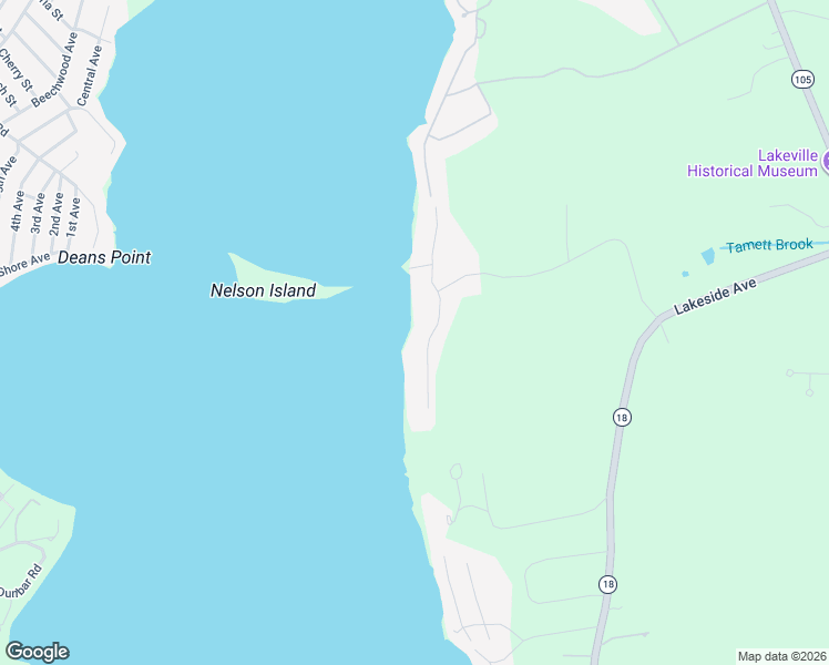 map of restaurants, bars, coffee shops, grocery stores, and more near 135 Hemlock Shores Road in Lakeville