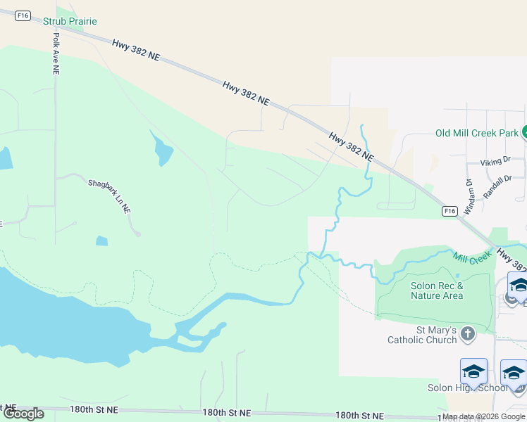 map of restaurants, bars, coffee shops, grocery stores, and more near 1105 High Ridge Trail in Solon