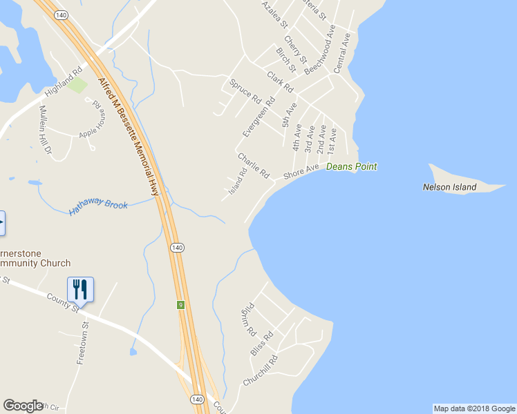 map of restaurants, bars, coffee shops, grocery stores, and more near 43 Shore Avenue in Lakeville