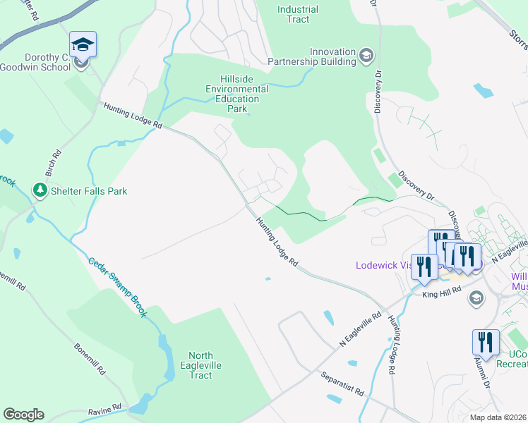map of restaurants, bars, coffee shops, grocery stores, and more near 2 Wetzel Way in Mansfield