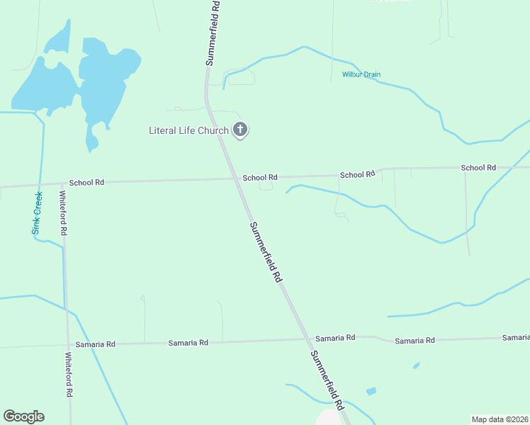 map of restaurants, bars, coffee shops, grocery stores, and more near 10928 Summerfield Road in Temperance