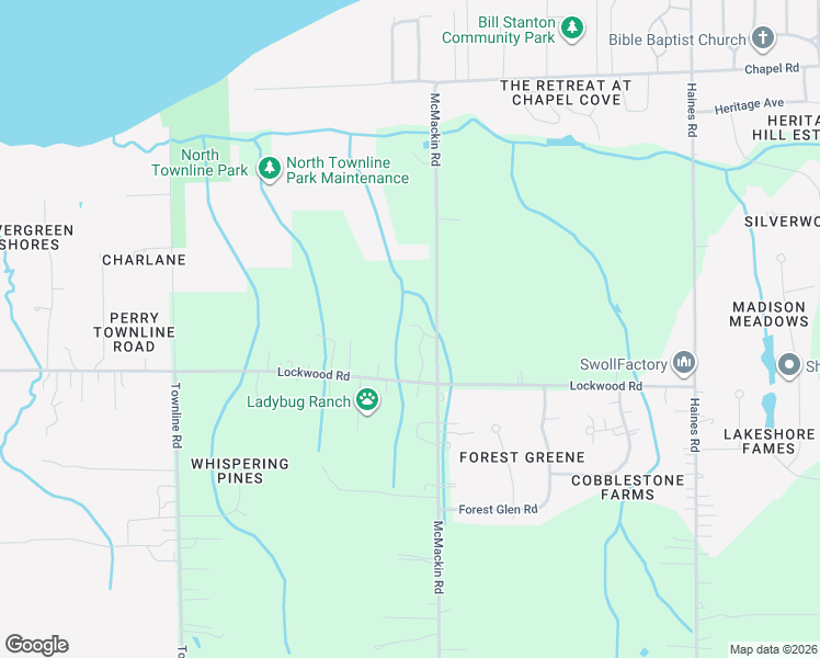 map of restaurants, bars, coffee shops, grocery stores, and more near 2272 McMackin Road in Madison