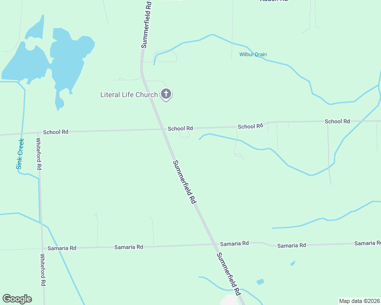 map of restaurants, bars, coffee shops, grocery stores, and more near 10928 Summerfield Road in Temperance