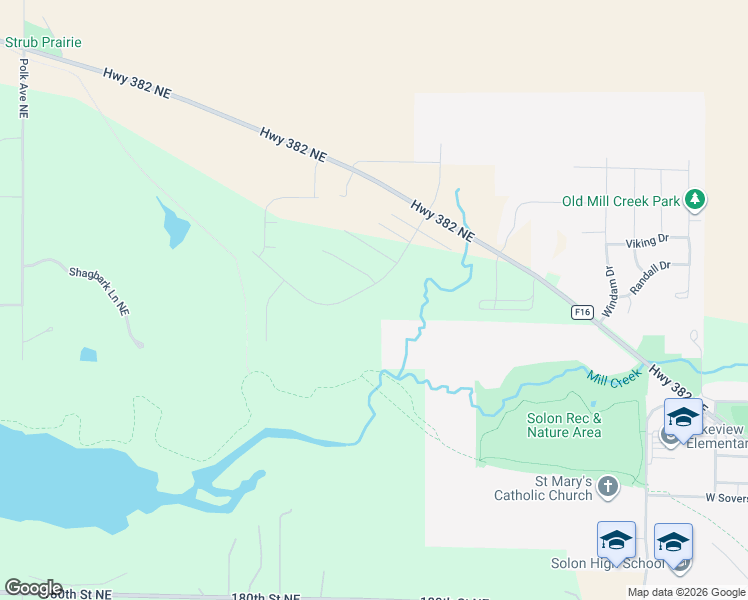 map of restaurants, bars, coffee shops, grocery stores, and more near 3721 Lake Macbride Trail in Solon