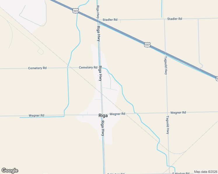 map of restaurants, bars, coffee shops, grocery stores, and more near 12152 Van Buren Street in Riga