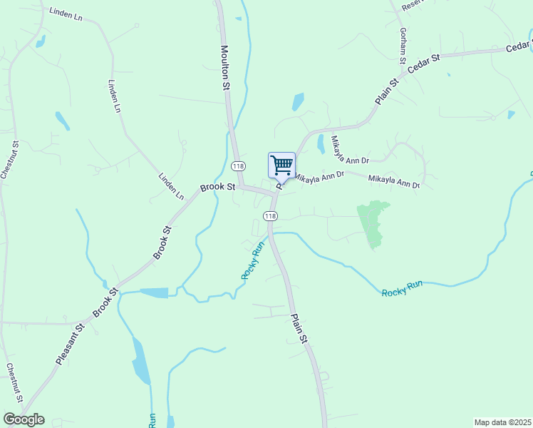 map of restaurants, bars, coffee shops, grocery stores, and more near 70 Plain Street in Rehoboth