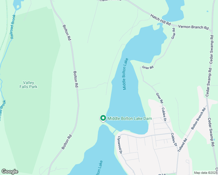 map of restaurants, bars, coffee shops, grocery stores, and more near 22 Wildwood Road in Vernon