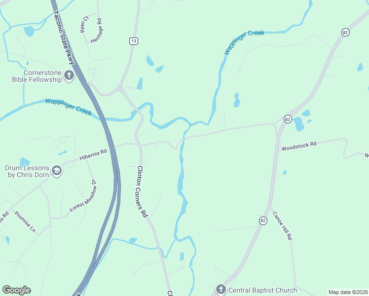 map of restaurants, bars, coffee shops, grocery stores, and more near 434 Hibernia Road in Salt Point