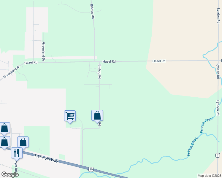 map of restaurants, bars, coffee shops, grocery stores, and more near 15800 Patch Road in Morrison