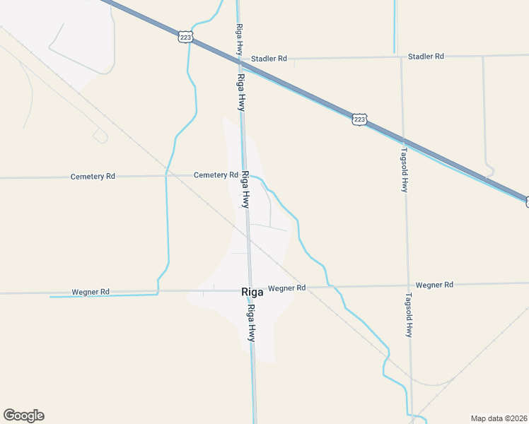 map of restaurants, bars, coffee shops, grocery stores, and more near 12152 Van Buren Street in Riga