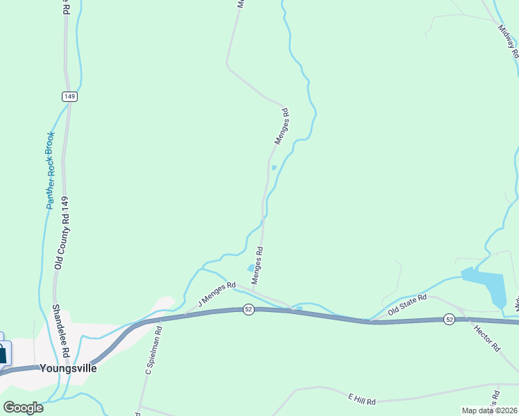 map of restaurants, bars, coffee shops, grocery stores, and more near 53 Menges Road in Sullivan County