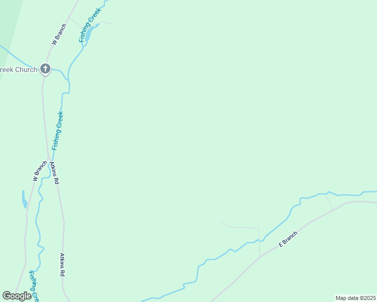 map of restaurants, bars, coffee shops, grocery stores, and more near 164 Atkins Road in Roulette