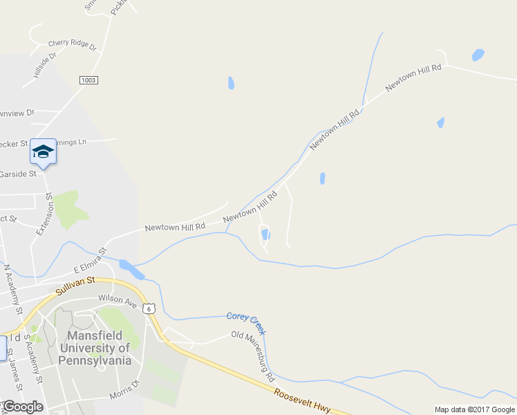 map of restaurants, bars, coffee shops, grocery stores, and more near 1394 Newtown Hill Road in Mansfield