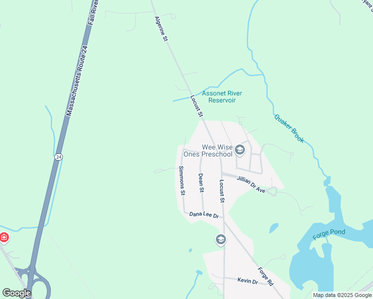 map of restaurants, bars, coffee shops, grocery stores, and more near 10 West Cudworth Avenue in Freetown