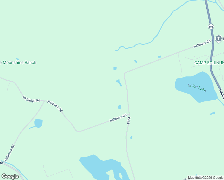 map of restaurants, bars, coffee shops, grocery stores, and more near 361 Stalker Road in Equinunk