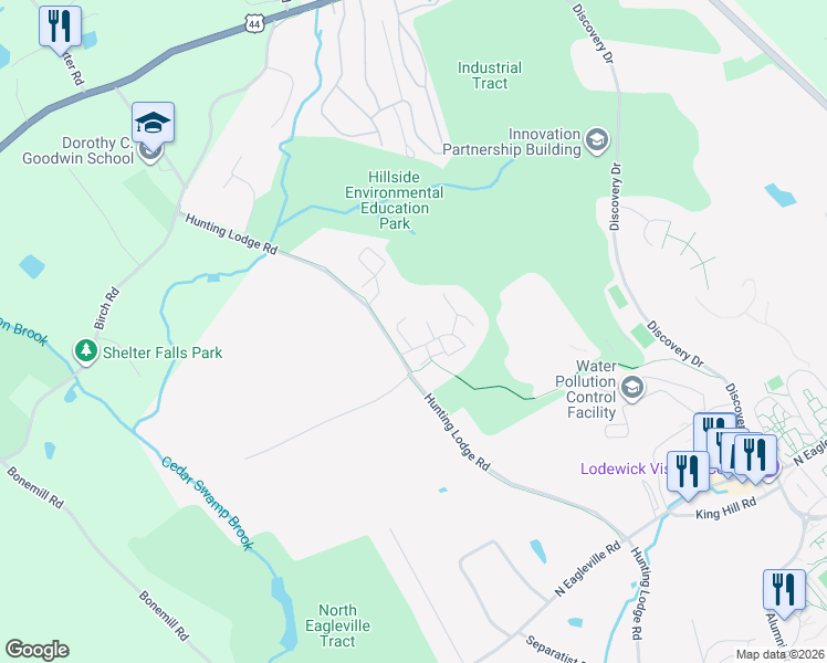 map of restaurants, bars, coffee shops, grocery stores, and more near 2 Penner Place in Mansfield
