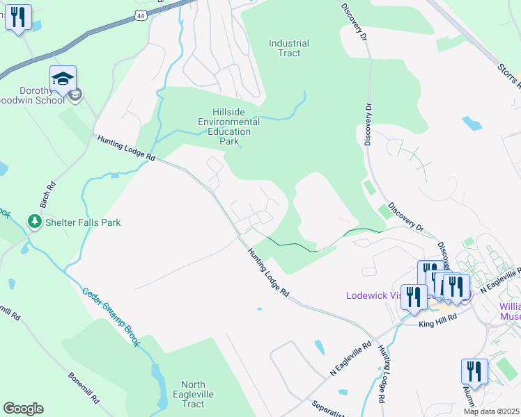 map of restaurants, bars, coffee shops, grocery stores, and more near 1 Penner Place in Mansfield