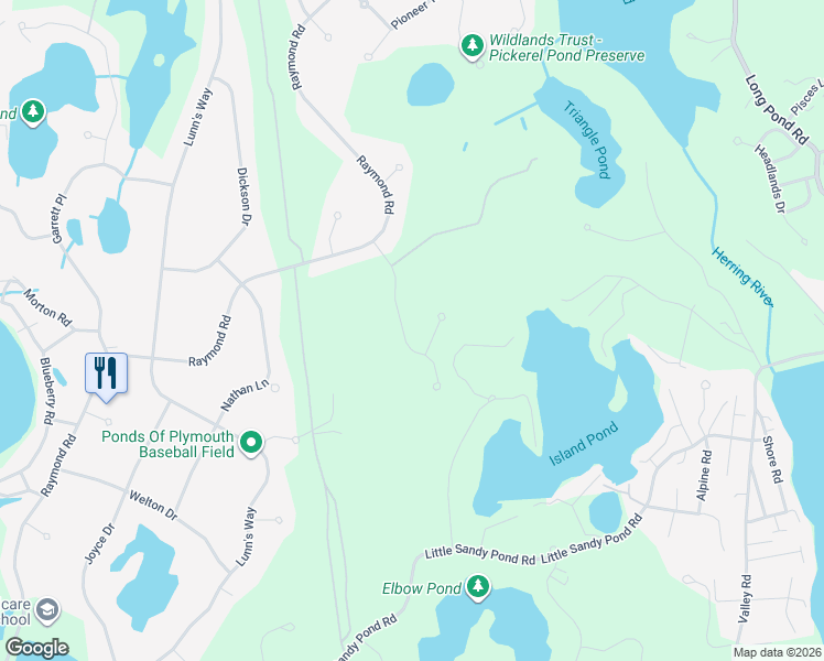 map of restaurants, bars, coffee shops, grocery stores, and more near 16 Future Way in Plymouth