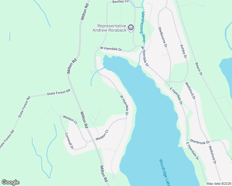 map of restaurants, bars, coffee shops, grocery stores, and more near 218 West Hyerdale Drive in Goshen