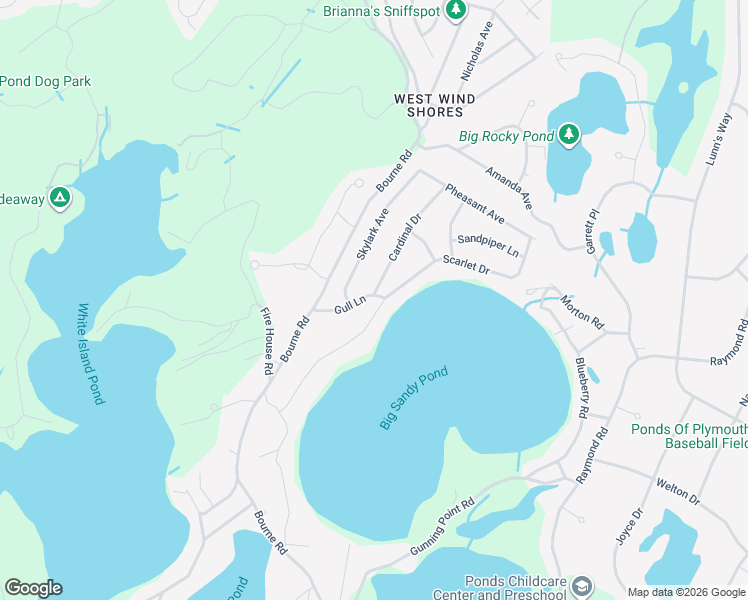 map of restaurants, bars, coffee shops, grocery stores, and more near 9 Skylark Avenue in Plymouth