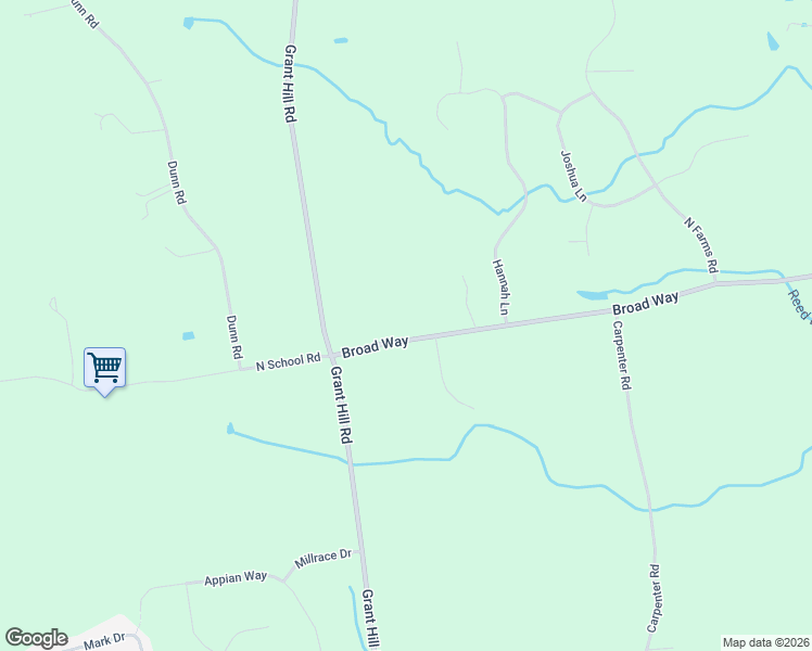 map of restaurants, bars, coffee shops, grocery stores, and more near 612 Broad Way in Coventry