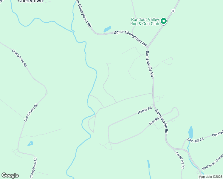 map of restaurants, bars, coffee shops, grocery stores, and more near 10 Trout Creek Road in Kerhonkson