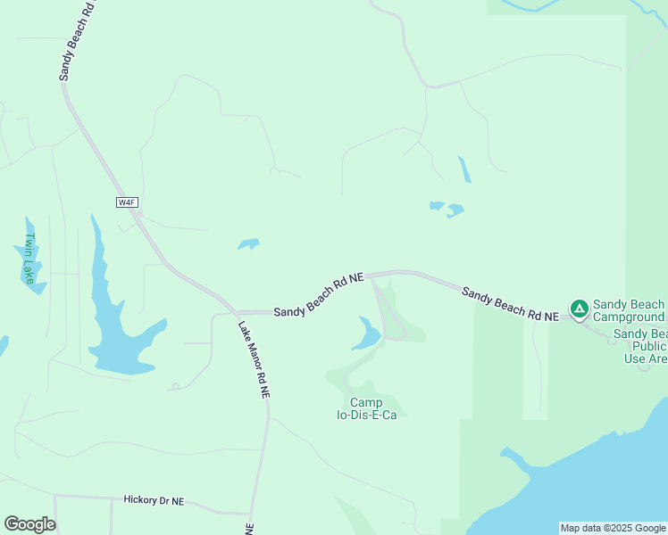 map of restaurants, bars, coffee shops, grocery stores, and more near 3254 Sandy Beach Road Northeast in Solon