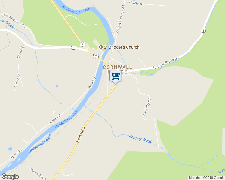 map of restaurants, bars, coffee shops, grocery stores, and more near 37 Kent Road South in Cornwall