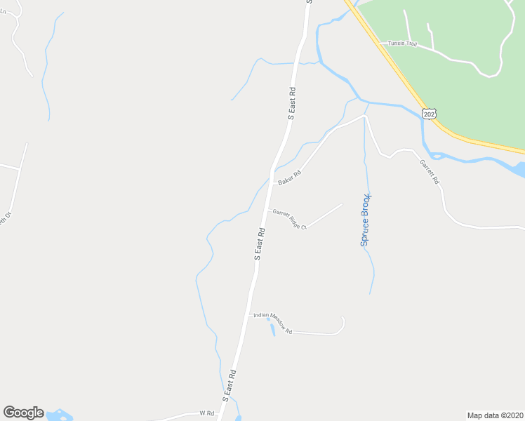 map of restaurants, bars, coffee shops, grocery stores, and more near 207 South East Road in New Hartford